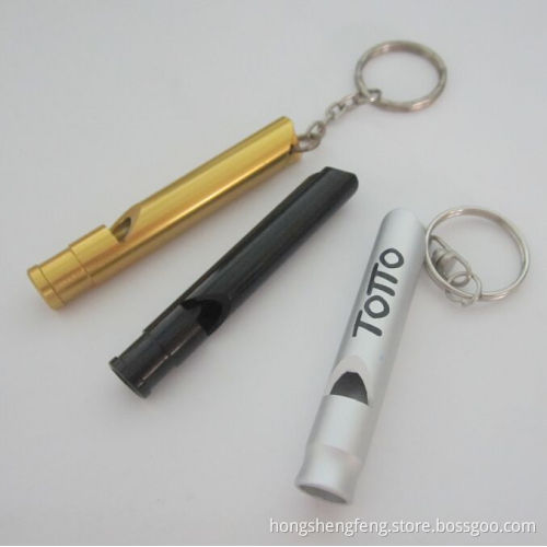 Good Quality Metal Whistle Keychain for Sales